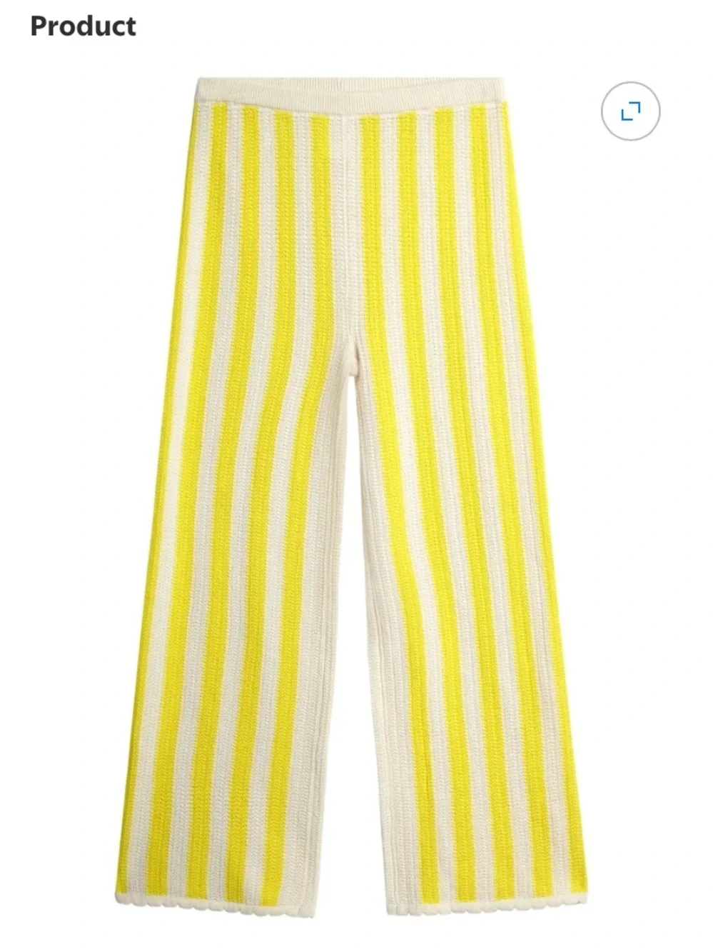 Jessica Simpson 100% Cotton  Striped  Knit Pants casual chic summer vacation